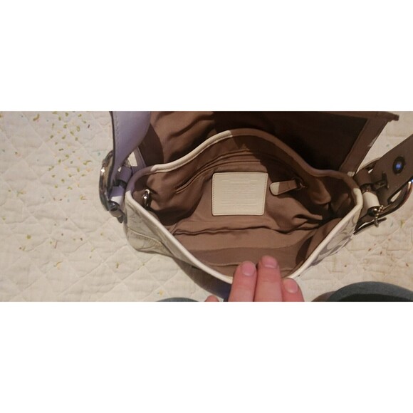 Coach #6280 Signature Boho Classic C Buckle Braided Shoulder Bag '05 Y2K Hobo - Picture 6 of 12